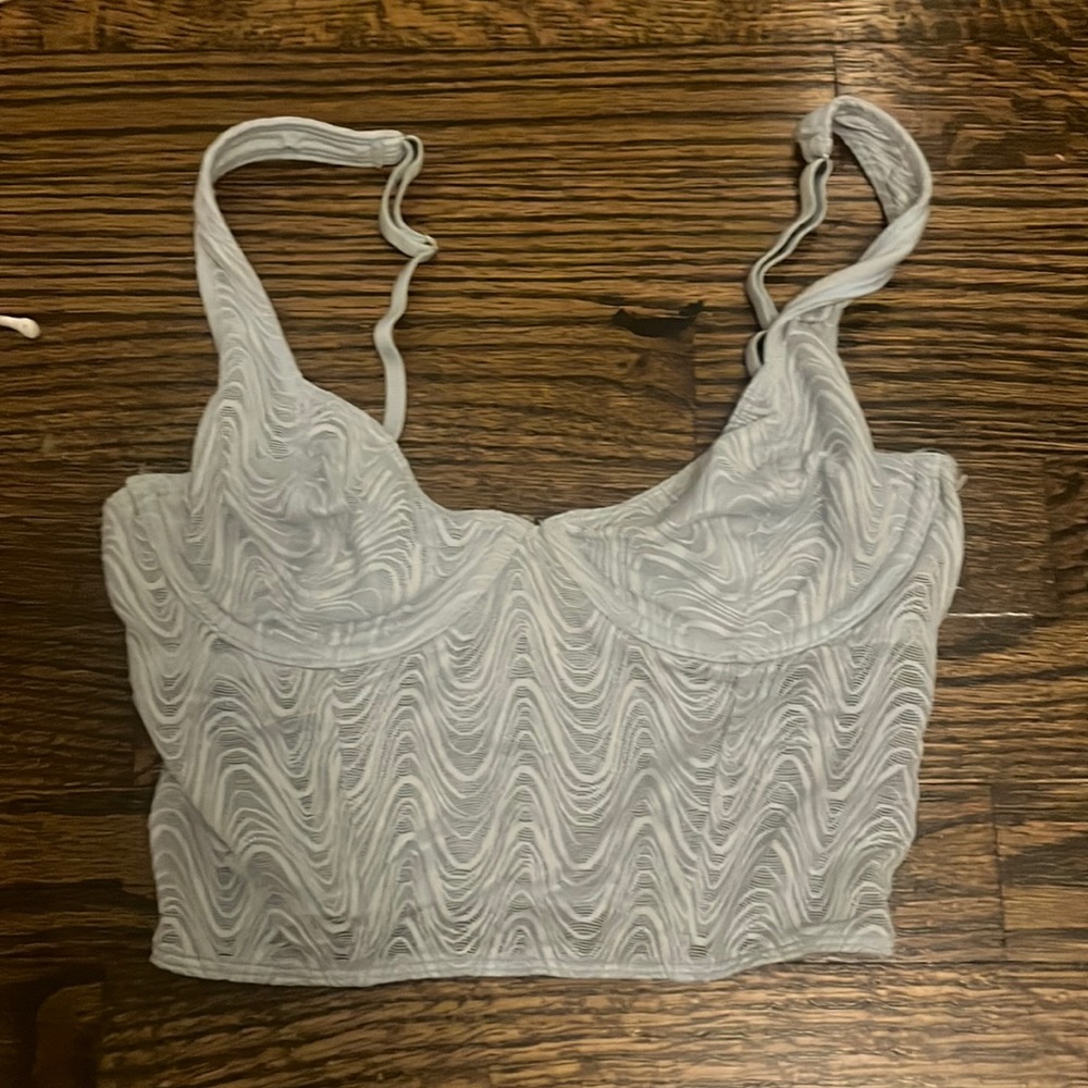 Baby blue holster top